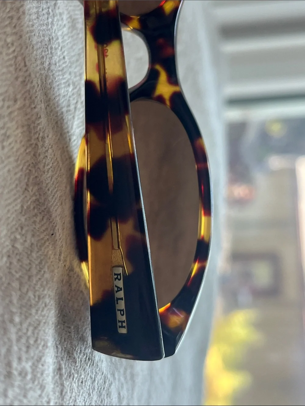 Ralph Lauren Tortoise Shell Brown & Amber Sunglasses - Picture 4 of 7